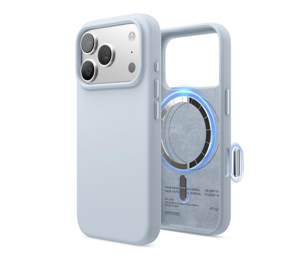 Elago Magsafe Silicon Case do iPhone 17 PRO Light Blue - 1360459 - zdjęcie